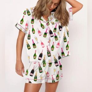 Bubbly Bottles Pajama Set - NWT